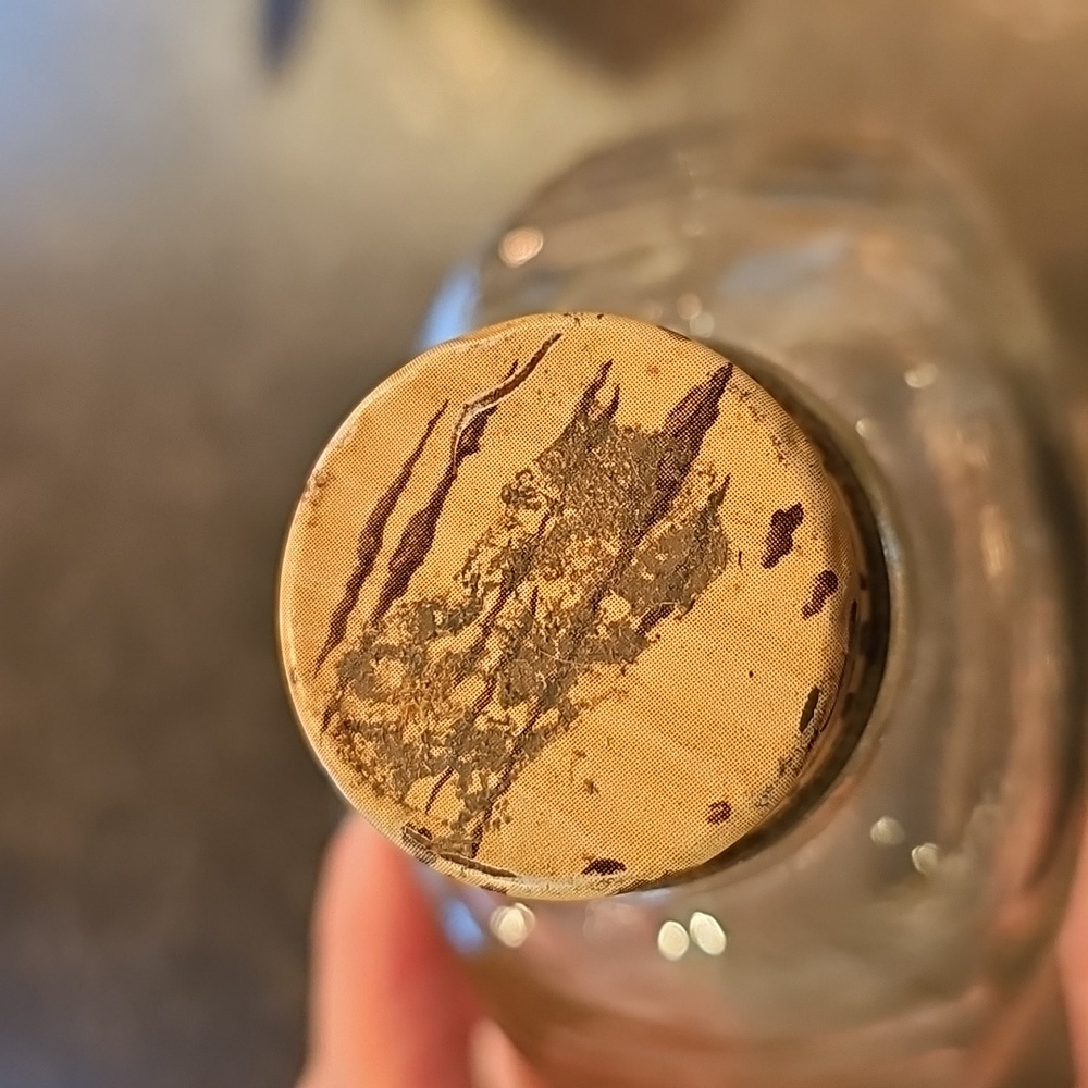 Two Vintage '76 Bicentennial Log Cabin Syrup Collectible Bottles Clear & Amber - Picture 8 of 8